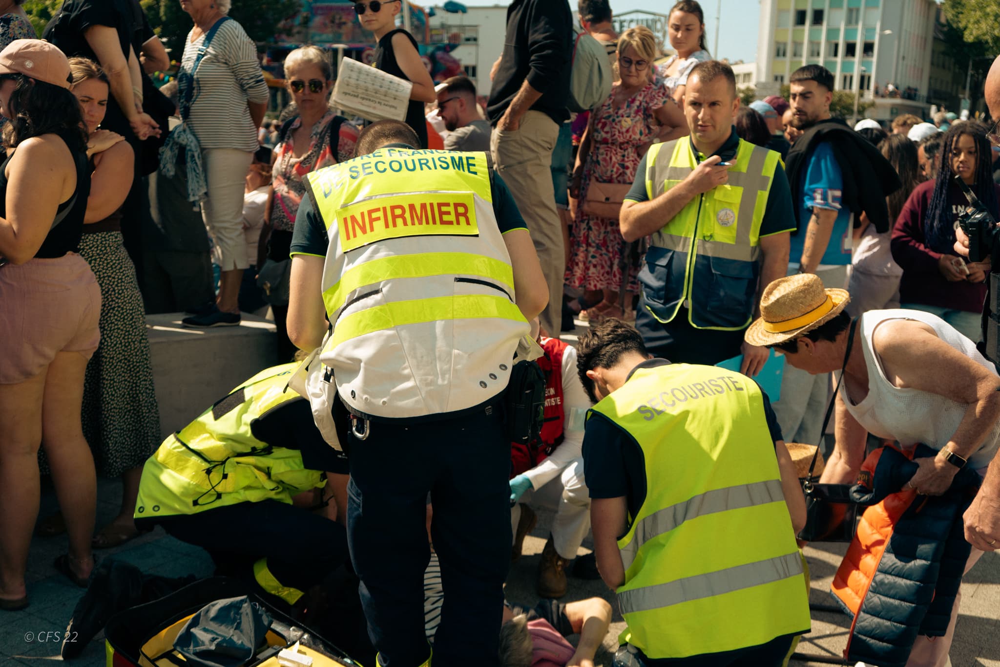 Secouristes du CFS 22 en intervention